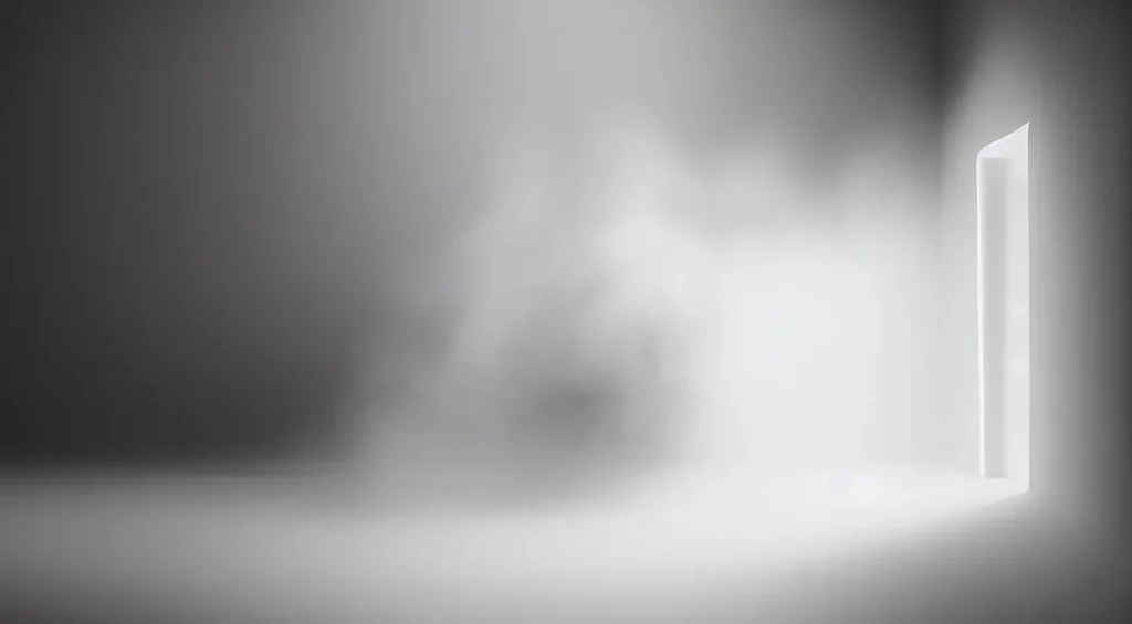 Ein Raum der sich mit Nebel gefüllt hat